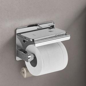 YOTO Offre Spéciale <span class=keywords><strong>porte</strong></span>-<span class=keywords><strong>rouleau</strong></span> de <span class=keywords><strong>papier</strong></span> hygiénique avec étagère <span class=keywords><strong>porte</strong></span>-<span class=keywords><strong>papier</strong></span> hygiénique en acier inoxydable <span class=keywords><strong>noir</strong></span> <span class=keywords><strong>porte</strong></span>-<span class=keywords><strong>papier</strong></span> hygiénique - Product Image 2