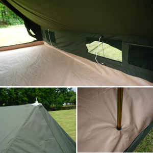 GodsWord all'aperto di lusso tela Scout <span class=keywords><strong>tenda</strong></span> per tutta la stagione Glamping campeggio 2 persone <span class=keywords><strong>tenda</strong></span> Scout verde oliva con <span class=keywords><strong>tenda</strong></span> Fly House - Product Image 6