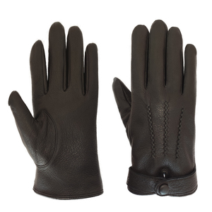 Gants en <span class=keywords><strong>cuir</strong></span> véritable de peau de chèvre pour hommes Vente en gros pas cher Hiver garder au chaud <span class=keywords><strong>voiture</strong></span> conduite - Product Image 1