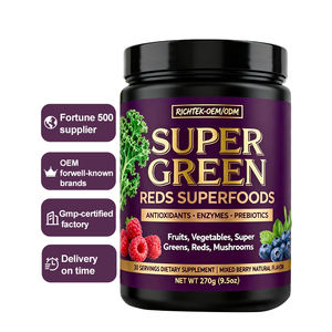Best Tasting Organic Greens Superfood <strong>Powder</strong> Strawberry Kiwi Flavor for Adults and Pregnant Women - Product Image 1