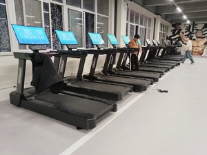 Tapis roulant commercial électrique 32'' avec écran incurvé de luxe, robuste, sans fil, professionnel, pour l'entraînement <span class=keywords><strong>cardio</strong></span> - Product Image 4