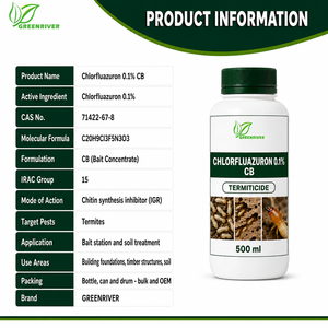 GREENRIVER Chlorfluazuron 0,1% CB Appât anti-termites CAS 71422-67-8 Groupe IRAC 15 <span class=keywords><strong>IGR</strong></span> - Product Image 2