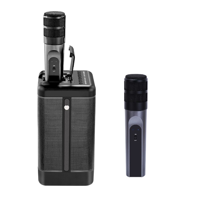 Best Portable USB KTV Karaoke Player with Latest Wireless for Blue tooth Technology Handheld Microphone Perfect for Mobile Phone