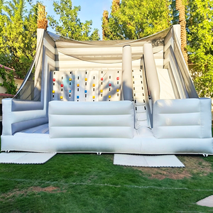 Muro de Escalada Inflable de PVC, Combo de Tobogán Inflable, <span class=keywords><strong>Juego</strong></span> de Salto Comercial Grande Tipo <span class=keywords><strong>Tik</strong></span> <span class=keywords><strong>Tok</strong></span> - Product Image 2