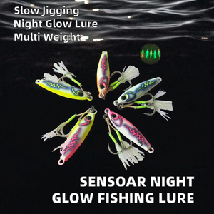 Tolure 40g 55g 80g 100g Esca Artificiale Rigida in Metallo per Jigging in Acque Medie con Stampa UV 3D e Luminosità, con Ami per Sgombri e Spigole - Product Image 2