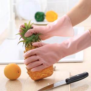 Guantes de Cocina de PVC para Adultos, Impermeables, Antideslizantes, Duraderos, Amigables con la Piel, para Lavar Platos, Lavar Ropa y Limpieza Multiusos - Product Image 5