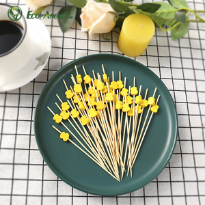 Juego de herramientas para kebab multifunción antiadherentes y desechables, brochetas de bambú ecológicas de longitud personalizada para cócteles de fiesta y palillos de comida - Product Image 6