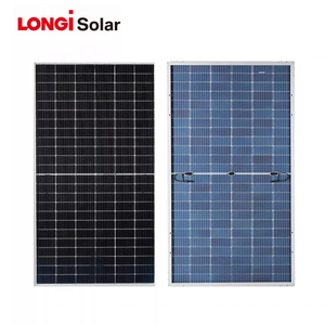 Paneles Solares 560/585/590W Precio para Techos Residenciales Bifaciales Topcon de Media Celda Mono HiMo6 HiMo7 LR5-72HGD - Product Image 1