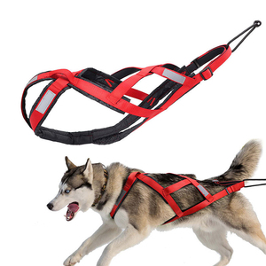 Harnais pour animaux de compagnie 2026, luxe, hautement réfléchissant, sangle de traction, réglable sur mesure, grand harnais pour <span class=keywords><strong>chien</strong></span> de traîneau, harnais pour animaux de compagnie sans étranglement - Product Image 3