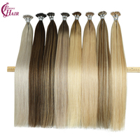 FH # Extensions de cheveux humains Nano Tip DU Highlight 22 pouces 100g Cuticule Mirco Beads Nano Rings Remy Cheveux humains en stock