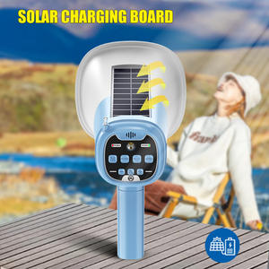 Усилители на солнечной батарее Многофункциональные Беспроводные колонки с синим зубом, сигнализация, радио, громкоговоритель, труба - Product Image 4