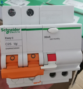 Disjoncteur différentiel EASY9 VIGI 2P C25A, type RCBO, protection contre les fuites, montage sur rail DIN, dispositif de sécurité électrique - Product Image 1