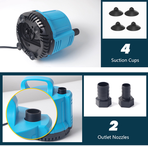 ปั๊มน้ำในสระเป่าลมถังปลาแบบปั๊มน้ำใต้น้ำไหลสูงป้องกันการเผาไหม้แห้งอัตโนมัติ - Product Image 2