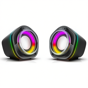 Altavoces para juegos Aula 3W USB con luces RGB para PC - Product Image 3