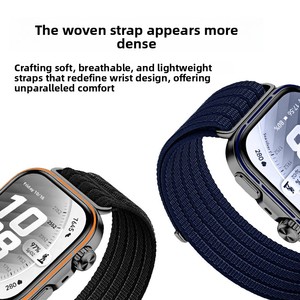 Bracelet en boucle tissé respirant Cloud-Weave pour <span class=keywords><strong>Huawei</strong></span> Watch Fit 5 <span class=keywords><strong>Pro</strong></span> / Fit <span class=keywords><strong>4</strong></span> / Fit 3, bracelet de remplacement léger et doux - Product Image 3