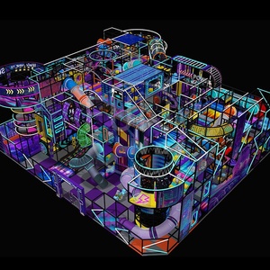 Ensembles d'équipements de terrain de jeu pour enfants sur le thème de l'espace, style moderne personnalisé, terrain de jeu intérieur commercial pour enfants pour centre de divertissement - Product Image 1