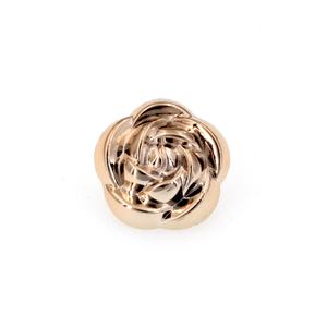 Botones de Plástico Rectangulares Versátiles de Alta Gama con Diseño de Rosas Pequeñas y Coloridas para Mujer, en Aleación de Zinc - Product Image 6