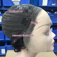 Perruque Courte Bouclée Style FH Fashion Wholesale, Perruque Bob Sans Colle avec Boucles Péruviennes, Perruque Lace Front Coupe Pixie en Cheveux Humains