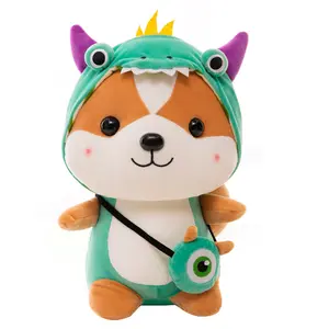 Kawaii personalizzato farcito peluche animale regalo di compleanno per bambini simpatico cuscino farcito scoiattolo