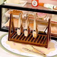 Ensemble de 3 pièces de couverts miniatures en alliage (couteau, fourchette et cuillère) pour maison de poupée, idéal pour scènes de simulation.