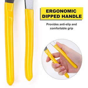 Pince à pompe à eau réglable avec 7 mâchoires dentelées et poignée confortable, pour la réparation de la plomberie et l'entretien domestique - Product Image 4