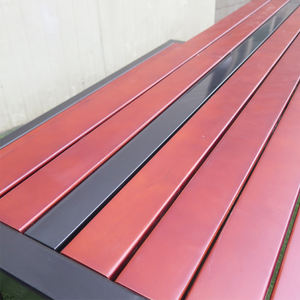 Mesa y Banco Apilables para Patio de Campus, <span class=keywords><strong>Cafetería</strong></span> o <span class=keywords><strong>Picnic</strong></span> al Aire Libre, Juego de Mesa y Banco de Comedor de Madera de Teca Sólida - Product Image 5