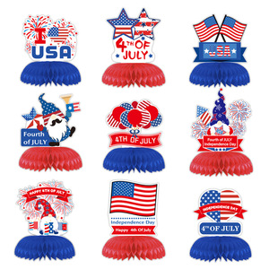 Custom Honeycomb Ornaments <b>Birthday</b> Party <b>Decorations</b> Easy Assemble Scene <b>Decoration</b> Props <b>For</b> Kids 8-13 Years - Product Image 2