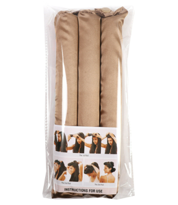 Arricciacapelli Senza Calore 3 Pezzi in Raso di Seta, Bigodini Flessibili per Tutti i Tipi di Capelli, Strumenti per lo Styling dei Ricci Durante la Notte - Product Image 3