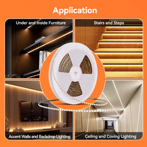 Aanpasbare High CRI 95+ 240LED/m Lage Spanningsval Micro 5mm 24V 15W/m Koper SMD <span class=keywords><strong>LED</strong></span> Strip voor Commerciële Decoratieverlichting - Product Image 3