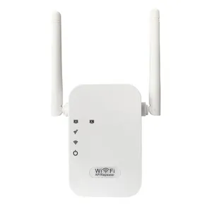Wifi מהדר 300mbps אלחוטי טווח Extender משחזר מגבר כפול אנטנה האיחוד האירופי ארה"ב Plug בריטניה