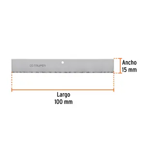 Dispenser per raschietto RASP-4 tra cui 5 lame di ricambio essenziali per la pulizia delle parti - Product Image 1