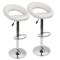 Chaise de bar moderne en cuir Pu, tabouret de bar réglable pour bar, pub et cuisine