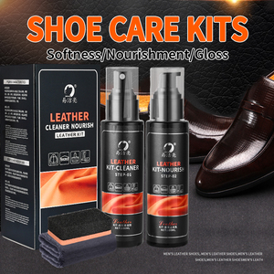 Kit Nettoyant et Soin pour <span class=keywords><strong>Cuir</strong></span>, Nettoyant Chaussures et Plus pour Vêtements, Meubles, Intérieurs de Voiture, Bottes, Sacs - Product Image 5