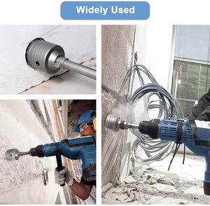 บิตเจาะแกน TCT สำหรับ<span class=keywords><strong>บล็อก</strong></span>อิฐผนังคอนกรีตเครื่องตัดเลื่อยหลุมคอนกรีตแบบแห้ง HM - Product Image 5