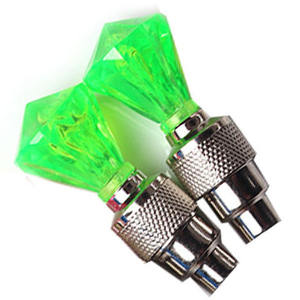 Lumière de valve de vélo colorée en forme de tête de fantôme, style Hot Wheels, pour cyclisme, équipement de cyclisme - Product Image 4