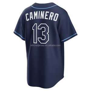 2026 Hot Style Heren Geborduurde Yandy Diaz 2 Junior Caminero 13 Baseball Jersey - Product Image 5