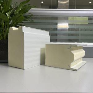 Panneaux sandwich en PU à profil <span class=keywords><strong>mince</strong></span> pour isolation de cloisons murales en acier moderne pour entrepôts frigorifiques de 50 mm, gain de place - Product Image 2