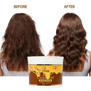 Maschera <span class=keywords><strong>per</strong></span> <span class=keywords><strong>Capelli</strong></span> all'Olio di Ricino Zhenyan Private Label 500ml, Crema Concentrata Anti-Crespo <span class=keywords><strong>per</strong></span> la Cura dei Ricci e il Mantenimento del Colore - Product Image 1