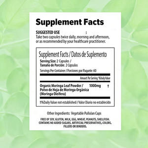 Capsules de <span class=keywords><strong>Moringa</strong></span> Biologique pour le Soutien Immunitaire Commande OEM Personnalisée Aliments de Santé avec Emballage Personnalisé Sans Danger pour les Femmes - Product Image 5