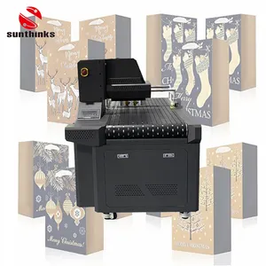 Inkjet Single Pass Dankes karten Urlaub Grußkarten Kraft Geschenk beutel Weihnachten Wellpappe Geschenk papier boxen Drucker