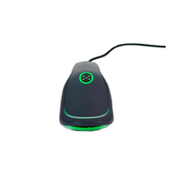 Lecteur de codes-barres 2D sans fil avec Bluetooth 2.4G longue portée, lecteur de codes QR USB avec batterie 2000 mAh pour la vente au détail, les points de vente et les entrepôts