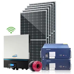 10kW พลังงานแสงอาทิตย์ระบบ 10kW Off Grid Solar Panel ระบบ 10kW พลังงานแสงอาทิตย์ Home