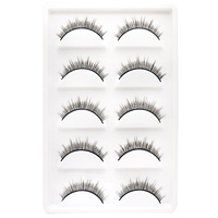 Vente en gros 10pcs 25mm 3D épais cils magnétiques style naturel faux cils pour le maquillage de beauté et facile à coller