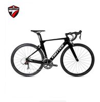 Bicicleta de Carretera R10 con Cuadro de Fibra de Carbono y Manillar de Aleación de Aluminio, 22 Velocidades, Frenos de Disco, 700C*28, Ligera, Tipo Hardtail