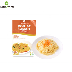 Direct Sale Diabetic Halal Low Carb Low Gi Keto Food Organic <strong>Konjak</strong> Konnyaku Konjac Instant Shirataki Carrot <strong>Noodles</strong> - Product Image 1