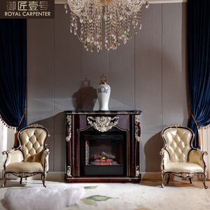 No.1 chef-d 'œuvre luxueux néoclassique Style européen <span class=keywords><strong>cheminée</strong></span> armoire grande Villa salon meubles chaise élégante - Product Image 1