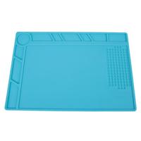 Tapis en caoutchouc antidérapant en silicone pour table de réparation de montres Station de soudure Tampon résistant à la chaleur Tampon de réparation de montres pour horloger