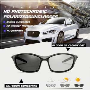 Gafas de Sol Unisex al por Mayor que Cambian de Color, Gafas de Ciclismo Camaleón, Gafas de Sol Polarizadas Fotocromáticas con Protección UV400 - Product Image 2