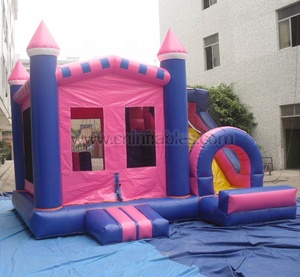 Màu Sắc Tươi Sáng Combo Inflatable <span class=keywords><strong>Bouncy</strong></span> Castle Với Side Slide Để Bán - Product Image 6