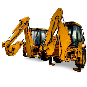 รถตักล้อยาง JCB 3CX มือสอง น้ำหนัก 7.8 ตัน ขับเคลื่อน 4 ล้อ ความลึกขุดสูงสุด 5.65 เมตร ความเร็วขับขี่ 40 กม./ชม. เหมาะสำหรับงานก่อสร้างถนนและงานฟาร์ม - Product Image 1